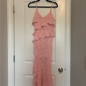 Pink Ruffle Dress